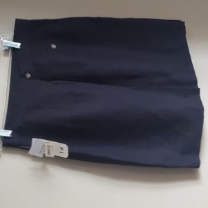 Black Linen Skirt NWT